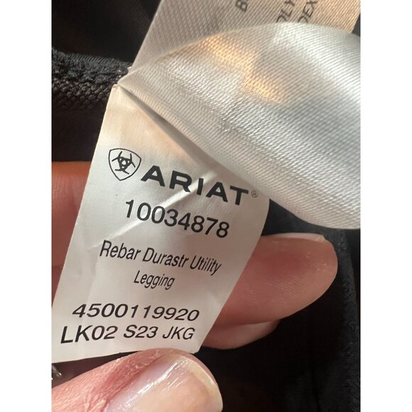 Ariat Rebar Durastretch Utility Leggings S/P Black Stretch Fit Womens - Picture 2 of 8